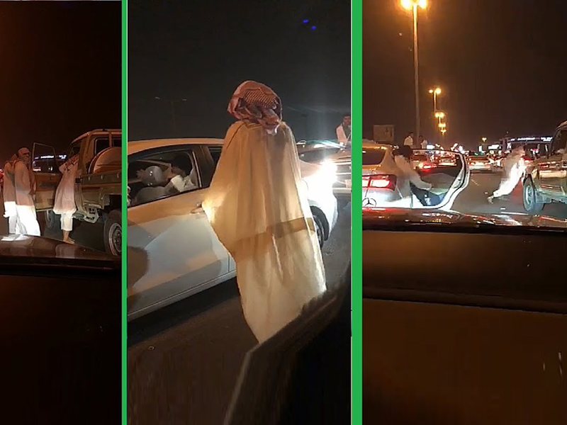 اضغط لمشاهدة الفيديو: عرس مصري في شوارع الرياض!